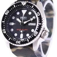 Seiko Automatic Diver's 200m Army Nato Strap Skx007j1-nato5 Men's Watch