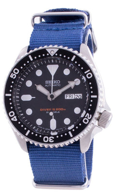 Seiko Automatic Diver's Skx007j1-var-nato8 200m Japan Made Men's Watch