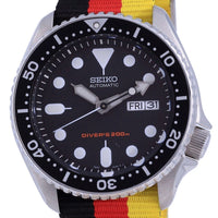 Seiko Automatic Diver's Polyester Skx007k1-var-nato26 200m Men's Watch