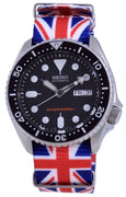 Seiko Automatic Diver's Polyester Skx007k1-var-nato28 200m Men's Watch