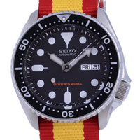 Seiko Automatic Diver's Polyester Skx007k1-var-nato29 200m Men's Watch