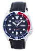 Seiko Automatic Diver's Ratio Black Leather Skx009j1-ls6 200m Men's Watch