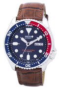 Seiko Automatic Diver's Ratio Brown Leather Skx009j1-ls7 200m Men's Watch