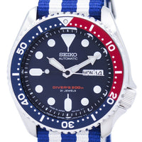 Seiko Automatic Diver's 200m Nato Strap Skx009j1-nato2 Men's Watch