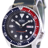 Seiko Automatic Diver's 200m Army Nato Strap Skx009j1-nato5 Men's Watch