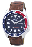 Seiko Automatic Diver's 200m Ratio Brown Leather Skx009k1-ls7 Men's Watch