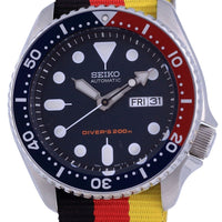 Seiko Automatic Diver's Polyester Skx009k1-var-nato26 200m Men's Watch