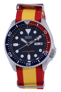 Seiko Automatic Diver's Polyester Skx009k1-var-nato29 200m Men's Watch