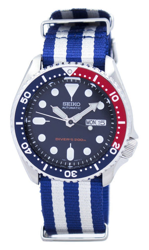 Seiko Automatic Diver's 200m Nato Strap Skx009k1-nato2 Men's Watch