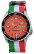 Seiko Automatic Diver's Japan Made Polyester Skx011j1-var-nato23 200m Men's Watch