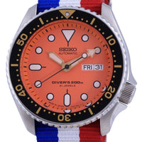 Seiko Automatic Diver's Japan Made Polyester Skx011j1-var-nato25 200m Men's Watch