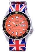 Seiko Automatic Diver's Japan Made Polyester Skx011j1-var-nato28 200m Men's Watch