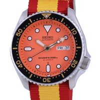 Seiko Automatic Diver's Japan Made Polyester Skx011j1-var-nato29 200m Men's Watch