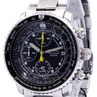 Seiko Pilot's Flight Alarm Chronograph Sna411 Sna411p1 Sna411p Men's Watch