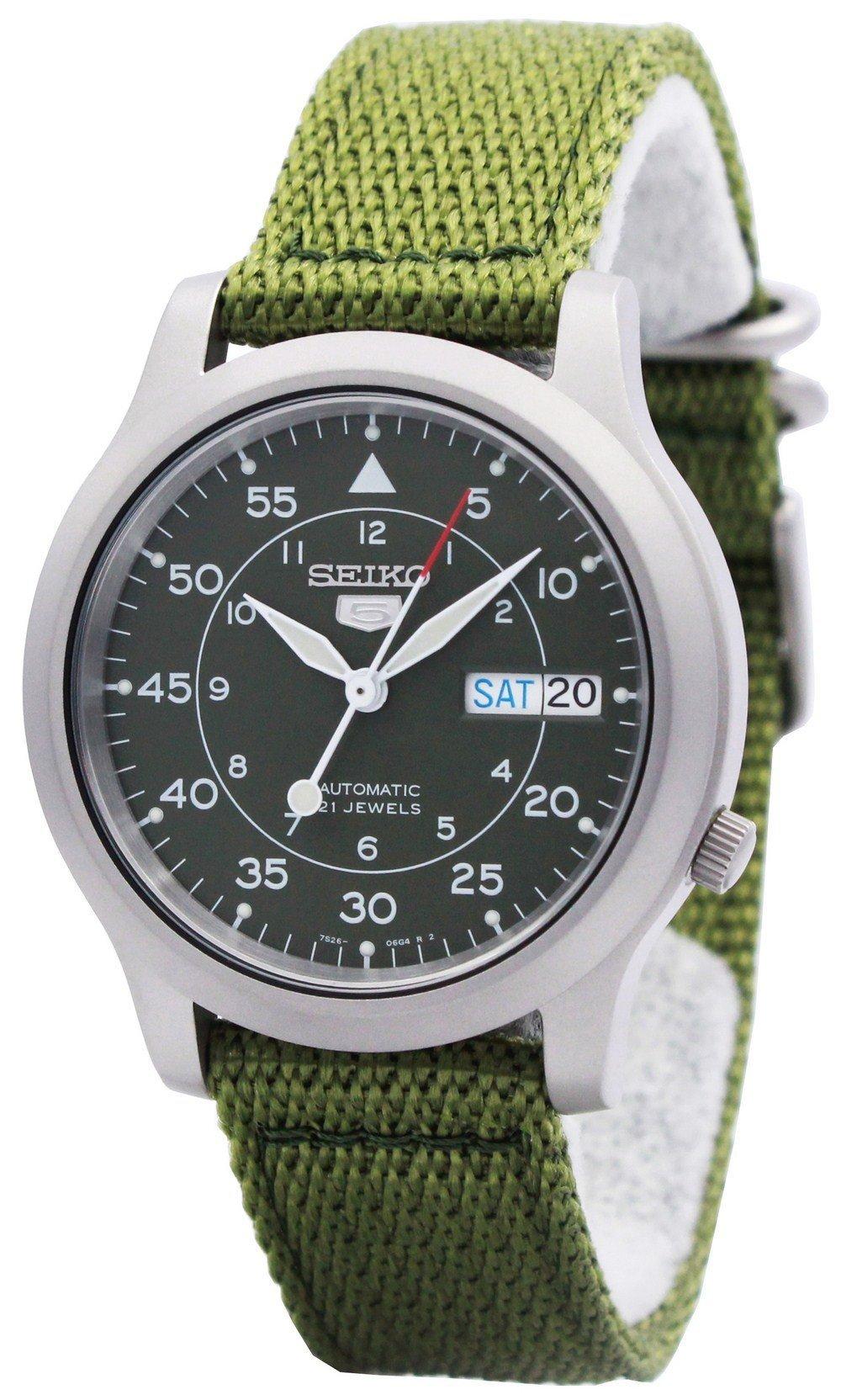 Seiko 5 Military Automatic Nylon Snk805k2 Men's Watch