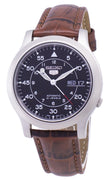 Seiko 5 Military Snk809k2-ss2 Automatic Brown Leather Strap Men's Watch