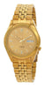 Seiko 5 Gold Tone Stainless Steel Gold Dial Automatic 21 Jewels Snkf90j1 Men's Watch