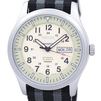 Seiko 5 Sports Military Automatic Japan Made Nato Strap Snzg07j1-nato1 Men's Watch