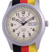 Seiko 5 Sports Military Automatic Japan Made Snzg07j1-var-nato26 100m Men's Watch