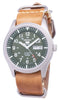 Seiko 5 Sports Snzg09k1-ls18 Automatic Brown Leather Strap Men's Watch