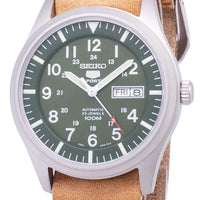 Seiko 5 Sports Snzg09k1-ls18 Automatic Brown Leather Strap Men's Watch