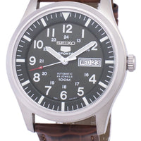 Seiko 5 Sports Automatic Ratio Brown Leather Snzg09k1-ls7 Men's Watch