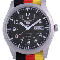 Seiko 5 Sports Military Automatic Polyester Snzg09k1-var-nato26 100m Men's Watch