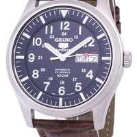 Seiko 5 Sports Automatic Ratio Brown Leather Snzg11k1-ls7 Men's Watch