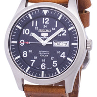 Seiko 5 Sports Automatic Ratio Brown Leather Snzg11k1-ls9 Men's Watch