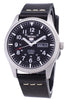 Seiko 5 Sports Snzg15k1-ls14 Automatic Black Leather Strap Men's Watch