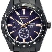 Seiko Presage Akebono Sharp Edged Series Gmt Limited Edition Blue Dial Automatic Spb361j1 100m Men's Watch