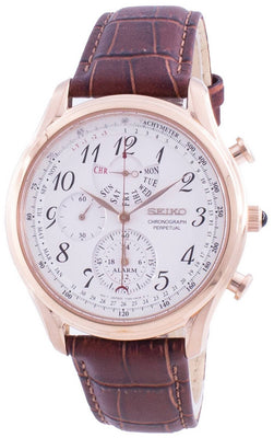 Seiko Chronograph Perpetual Spc256 Spc256p1 Spc256p Quartz Tachymeter Men's Watch