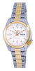 Seiko 5 Sports Two Tone Stainless Steel White Dial Automatic Sre004 Sre004k1 Sre004k 100m Women's Watch