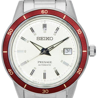 Seiko Presage Style60s White Dial Automatic Srph93 Srph93j1 Srph93j Men's Watch