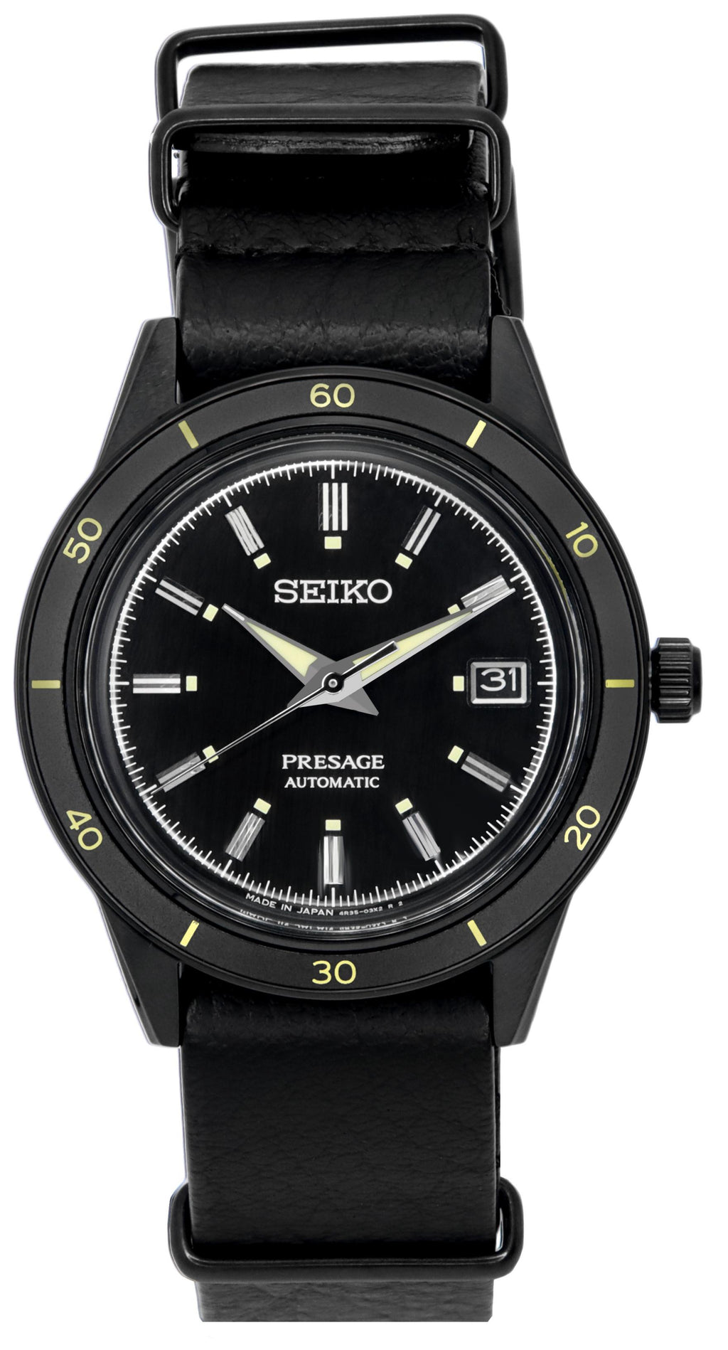 Seiko Presage Style60s Black Dial Automatic Srph95 Srph95j1 Srph95j Men's Watch