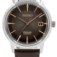 Seiko Presage Cocktail Time The Irish Coffee Charcoal Dial Automatic Srpj17j1 Men's Watch