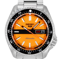Seiko 5 Sports Skx Style The New Double Hurricane Special Edition Orange Dial Automatic Srpk11k1 100m Men's Watch