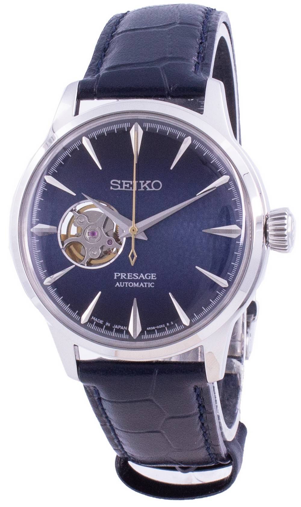 Seiko Presage Automatic Cocktail Time Blue Moon Ssa405 Ssa405j1 Ssa405j Open Heart Japan Made Men's Watch