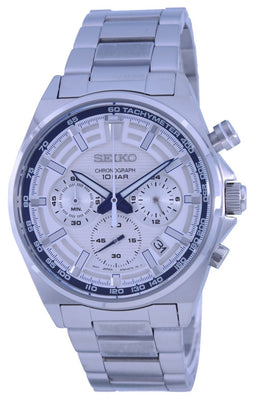 Seiko 140th Anniversary Limited Edition Dress Chronograph Quartz Ssb395 Ssb395p1 Ssb395p 100m Men's Watch