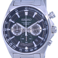 Seiko Discover More Chronograph Green Dial Quartz Ssb405 Ssb405p1 Ssb405p 100m Men's Watch