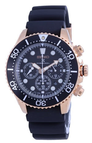 Seiko Prospex Chronograph Solar Diver's Ssc786 Ssc786p1 Ssc786p 200m Men's Watch