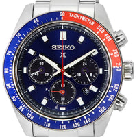 Seiko Prospex Speedtimer Go Large Solar Chronograph Blue Dial Ssc913 Ssc913p1 Ssc913p 100m Men's Watch