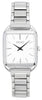 Seiko Stainless Steel White Dial Quartz Swr073 Swr073p1 Swr073p Women's Watch