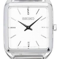 Seiko Stainless Steel White Dial Quartz Swr073 Swr073p1 Swr073p Women's Watch