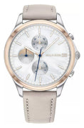 Tommy Hilfiger Whitney Mother Of Pearl Dial Leather Strap Quartz 1782118 Women's Watch