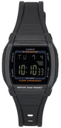 Casio Digital Sports Resin Strap Black Dial Quartz W-201-1b Men's Watch