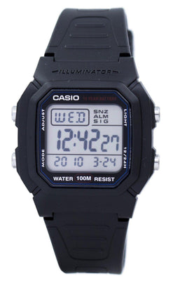 Casio Digital Classic Illuminator W-800h-1avdf W-800h-1av Men's Watch