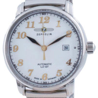 Zeppelin Lz127 Graf White Dial Automatic 7656m-1 7656m1 Men's Watch