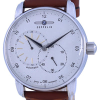 Zeppelin New Captain's Line Leather Strap Automatic 8662-1 86621 Men's Watch