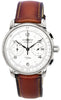 Zeppelin 100 Jahre Chronograph Leather Strap White Dial Quartz 86761 Men's Watch